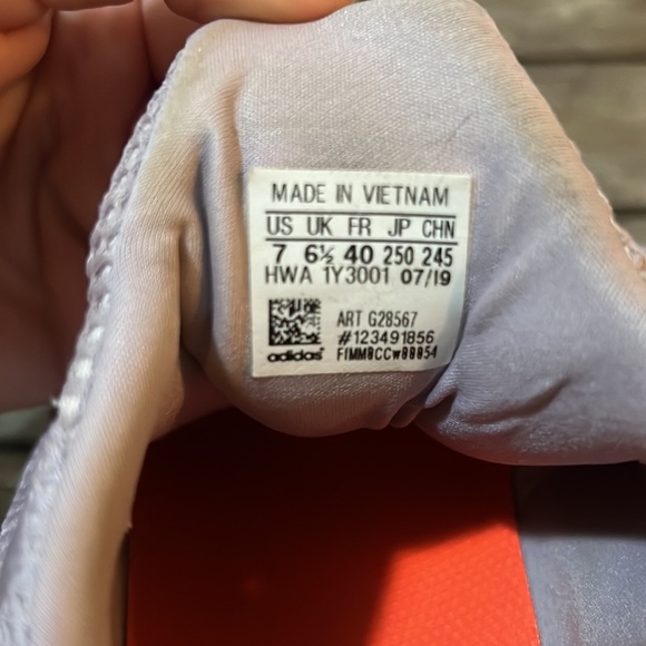 Adidas AlphaBoost SOFT VISION/COPPER METALIC/ORCHID TINT US M size 7 - Picture 5 of 7